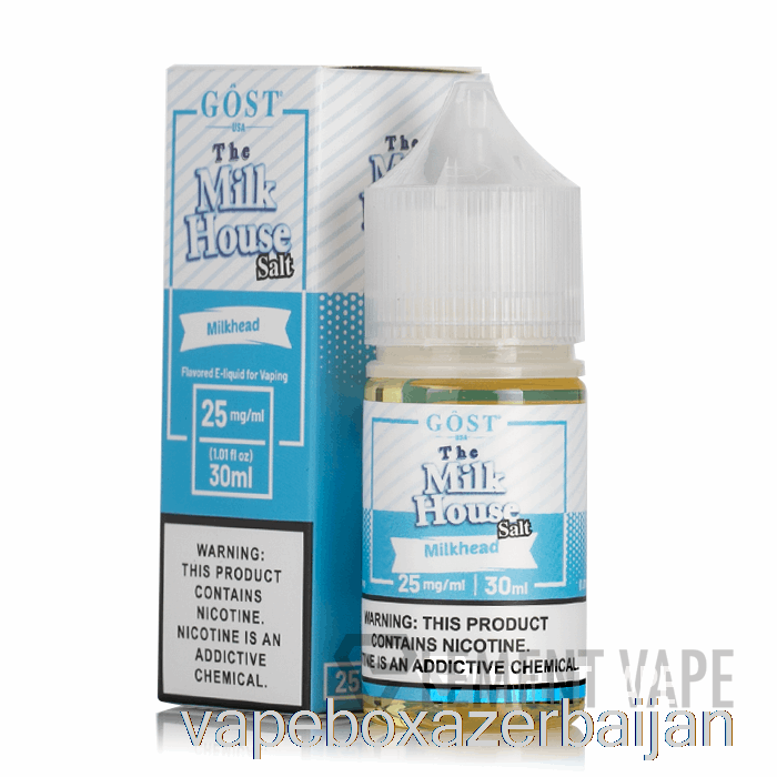 E-Juice Vape Milkhead SALTS - The Milk House - GOST Vapor - 30mL 25mg